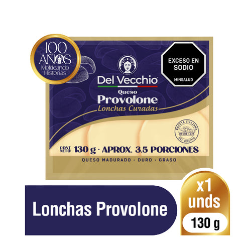 QUESO PROVOLONE CURADO LONJAS 130G